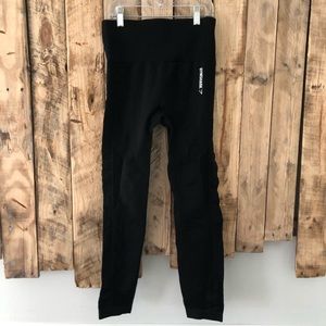 Gymshark Energy Black Leggings Design Cutouts